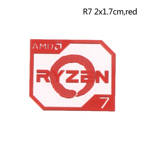 AMD Ruilong Ryzen R9 R7 R5 R3 Vega Metal Sticker Notebook Desktop Logo Sticker - Afbeelding 17 van 18