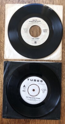 2 x The Tubes White Punks On Dope (7'', RE) US Import & Dont Want To Wait Anymore
