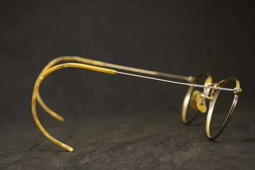 Vintage Shuron Ful-Vue Eye Glasses 1/10 12k Gold Filled Antique 41X38mm - Picture 5 of 5