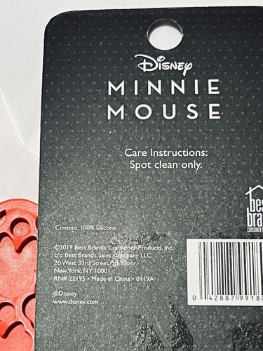 Disney Minnie Mouse Silicone Trivet Hot Plate Cooking & Baking NWT Red - Picture 5 of 8