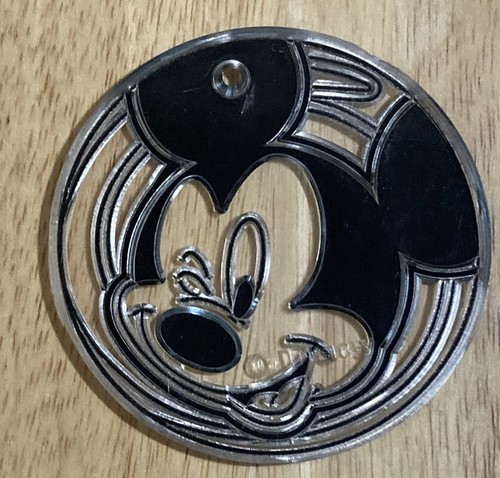 2er Set - Disney Mickey Mouse Kunststoff Kreis Weihnachten hängende Ornamente - Neu - Bild 2 von 6