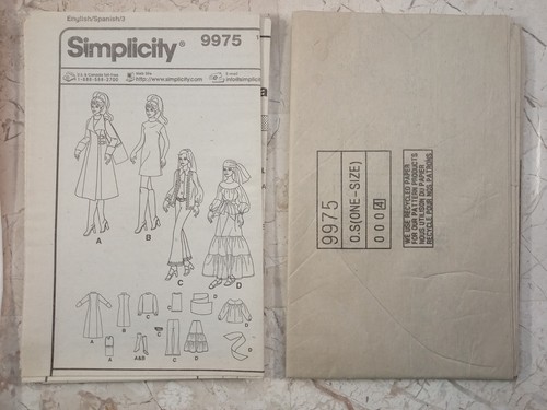 Bambola Simplicity 9975 SAVVY ANNI 70 club da collezione 11,5" moda NON TAGLIATA - Foto 2 di 8