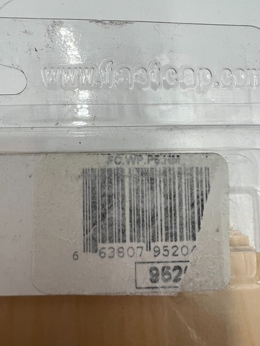 7 BOXES OF 20 FastCap P5 Plumbing Cap Hardrock Maple PVC FC.WP.P5.HM - Picture 3 of 5
