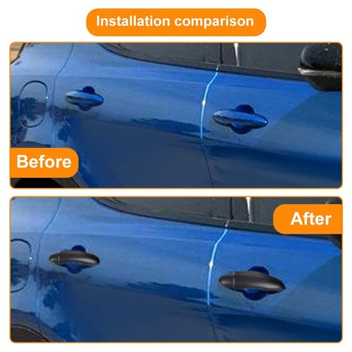 8Pcs/Set Door Outer Handle Cover Bezel Protective Trim For Dodge Hornet 2024+ - Picture 6 of 9