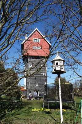 Photo 12x8 One for People, One for Pigeons Thorpeness Two structures kind  c2022