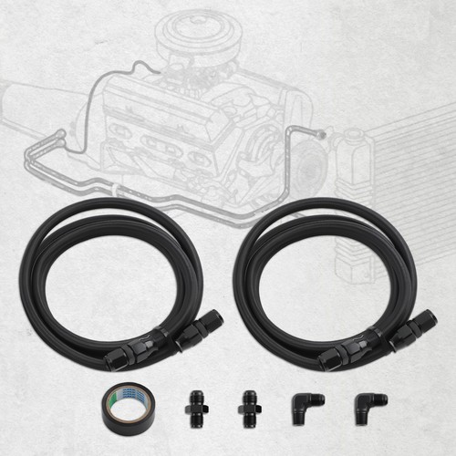 Kit de manguera de enfriador de transmisión automática 6AN EE. UU. apto para GM 4L60E 700R4 TH350 - Imagen 5 de 11
