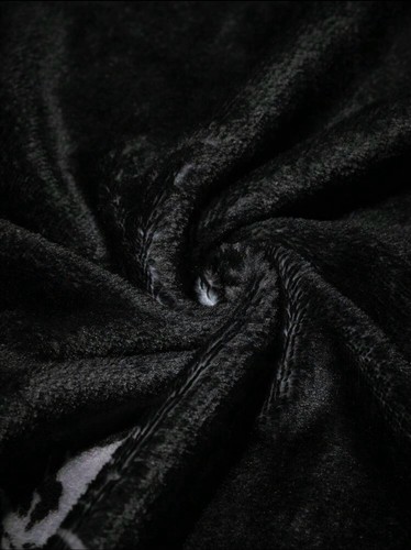 Tim Burtons CORPSE BRIDE Blanket HOODIE Plush HOODED Cape Travel Soft - Picture 7 of 8
