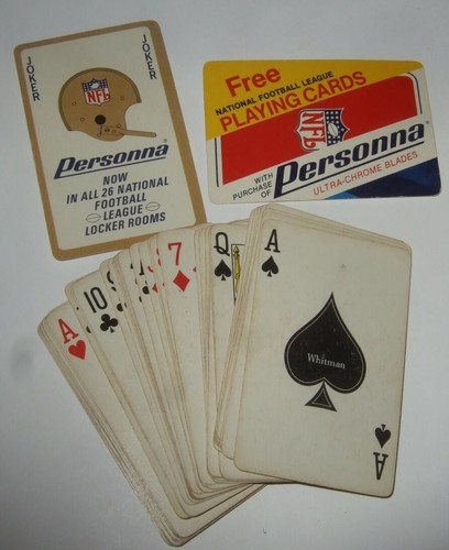 NFL Football Playing Cards  - Picture 2 of 7