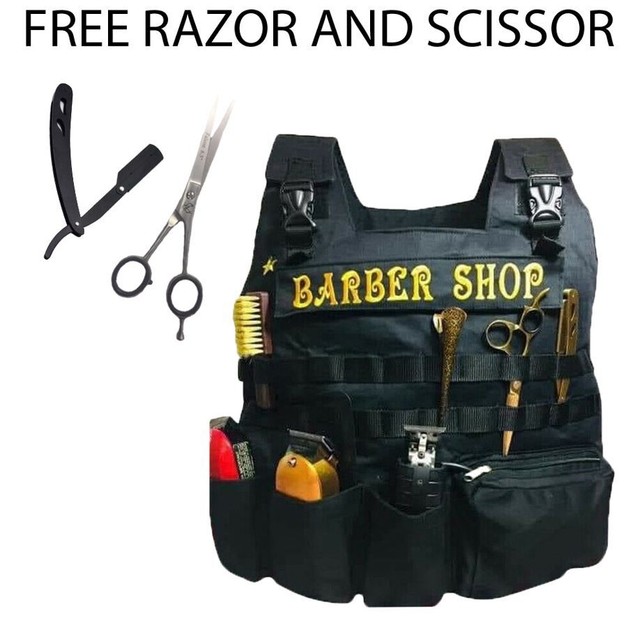Professional Hairdressing Barber Apron Vest Hairstylist Barber Vest Apron Jacket Professional Hairdressing Barber Apron Vest Hairstylist Barber Vest Apron Jacket