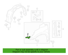 Honda 60262-T0A-A00ZZ Left, Front Fender Stay 2012-2016 CR-V New, Genuine