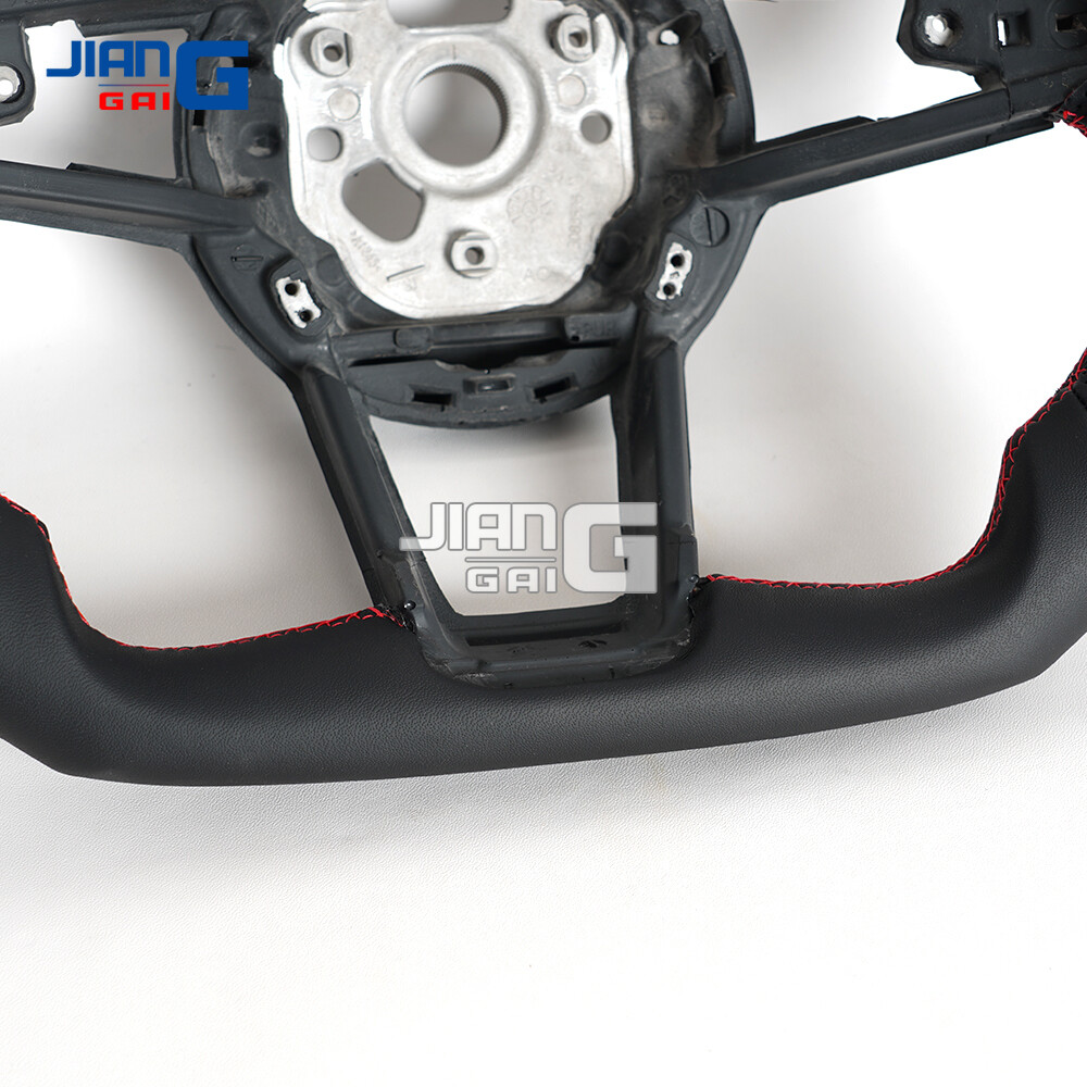Full Leather Sport Perforated Leather Steering Wheel Fit Audi R8 TT TTRS TTS 16+