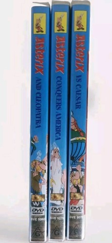 Asterix, 1985 Animated Films, NEW, RARE DVDs x3, Great Titles, Free AU Post - Picture 9 of 9