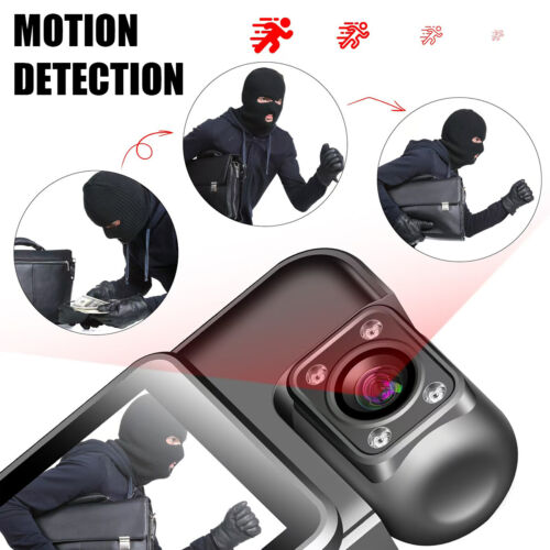WiFi 4K Camera Camcorder 1080P Body Police Cam With Audio Video DVR IR Night Cam - Picture 11 of 16