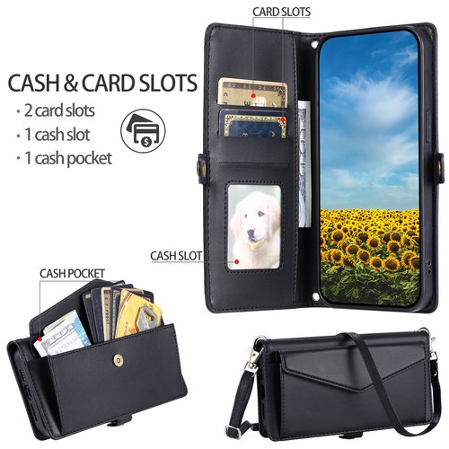 For Nokia G22 G60 G11 G21 2.4 Anti Scratch Wallet Case Flip Stand Phone Cover - Picture 2 of 16