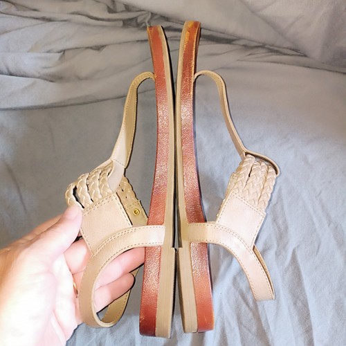 Damen-Sommersandalen ─ beige Freizeit Fersenriemen Xappeal taupe Größe 9-9,5 - Bild 6 von 12