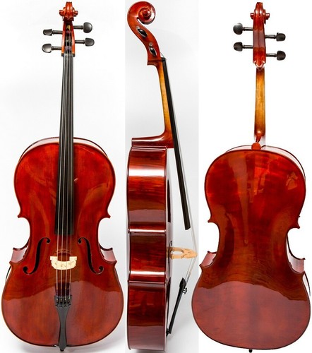 IE Cello 3/4 M-tunes No.200 wood - Luthier workshop - Picture 2 of 12