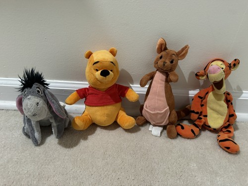 Disney Store Winnie Puuh Plüsch Set 6 "bis 7" Tigger Kanga Eeyore Menge 4 - Bild 1 von 12
