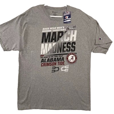 Champion Alabama Crimson Tide Tshirt Mens XL 2023 Final Four March Madness NCAA