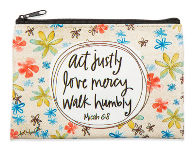 Simple Inspirations Zippered Coin Purse Quote Inspirational Women