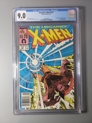 Uncanny X-men 221 CGC 9.0 1st Mr. Sinister 1987 Marvel Newstand 🔑  - Picture 2 of 4