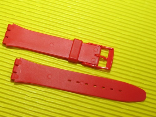 Bracciale Swatch ORIGINALE BUSSOLA con 7 FORI (!!!) - Plastica 17 mm - AGR400 - Foto 4 di 5
