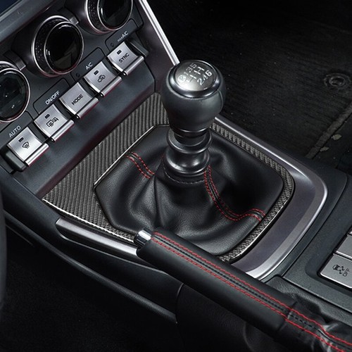 Cubierta de panel de cambio de engranajes de fibra de carbono para Toyota GR86/Subaru BRZ 2022-2024 - Imagen 4 de 5