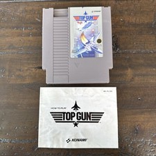 Top Gun The Second Mission No Box Nintendo NES With Manual 🔥 Tested 🔥