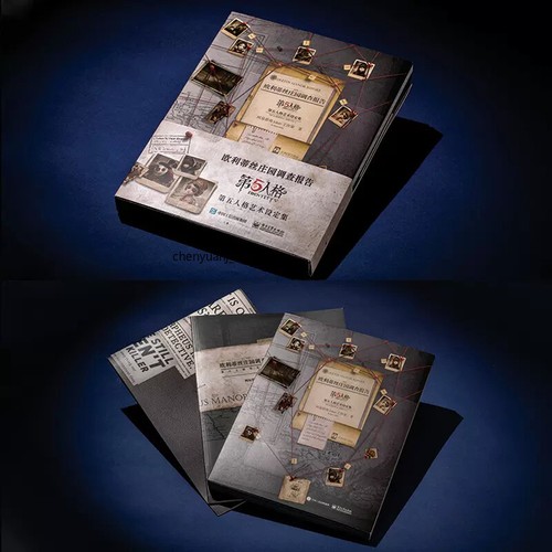 Collection Identity V Official Artbook Set Oletus Manor Investigation Report NEW - Picture 3 of 6