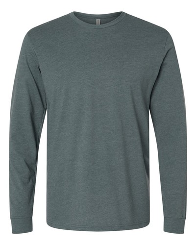 Next Level Men's S-3XL CVC Long Sleeve Crew T-Shirt Basic Plain L/S Classic Tee - Afbeelding 10 van 60