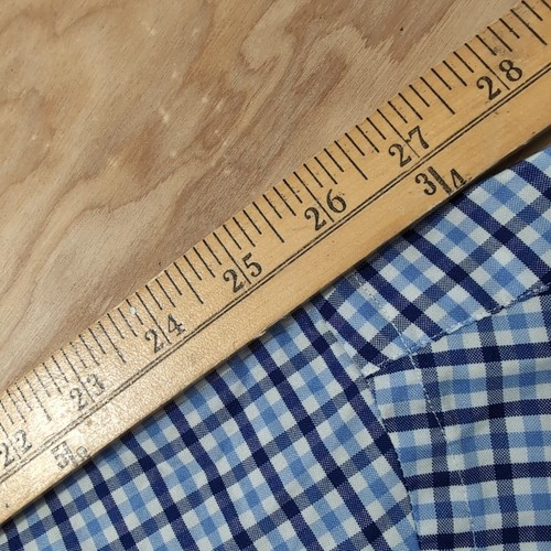 Ralph Lauren Herren Large blau Gingham Karo klassische Passform Performance Nylon Stretch - Bild 6 von 8