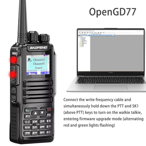 Baofeng DM-1701 DMR Digitalradio Open GD77 Dual Time Slots Amateurfunk Walkie Talkies - Bild 9 von 18