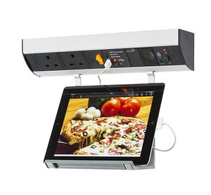 Kitchen Under Cabinet 2g Socket Station Usb Charging Audio System