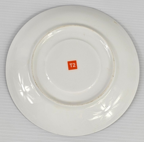 Precioso juego de 2 tazas y platillos T2 porcelana fina de hueso X1 y T2 con borde dorado X1 - Imagen 12 de 24