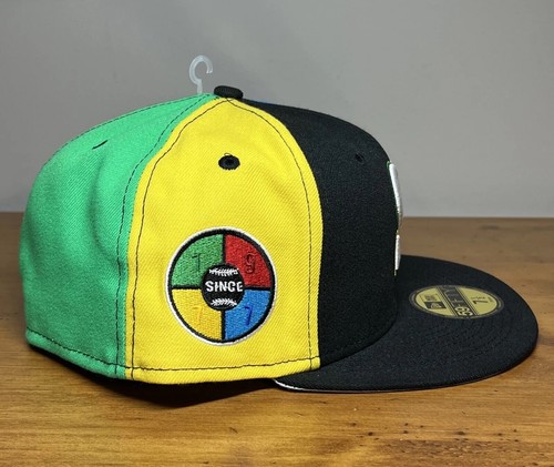 Seattle Mariners New Era Holiday Games Retro 59Fifty 1977 Fitted Hat Cap 7 1/2 - Picture 2 of 11