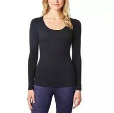 32 Degrees Heat 2 Pack Women Med Lightweight Long Sleeve Base Layer Shirt Top