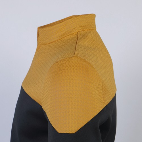 Admiral JL Picard Red Uniform Startfleet Blue Gold Top Shirts Cosplay Costumes - Picture 8 of 12