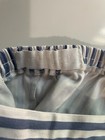 GU Womens Striped Tapered Ankle Pants Size L Blue/White Elastic Waist Pull On — photo 8