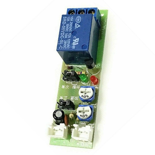 Interruptor de retardo temporizador de ciclo DC 12V módulo de interruptor de relé de apagado/encendido ajustable. - Imagen 7 de 8