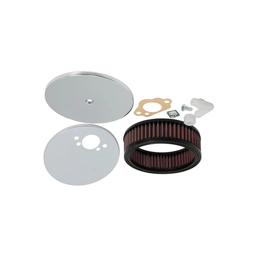 K&N Custom Racing Air Cleaner Assembly For Single/Two Barrel Carburetor #56-1630 - Picture 5 of 10