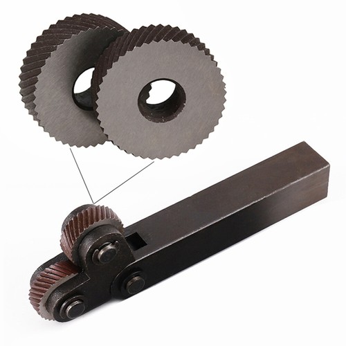 Rändelwerkzeug für Drehmaschine 2-teiliges Rändelwerkzeug Rändelwerkzeug Stahl - Picture 1 of 12