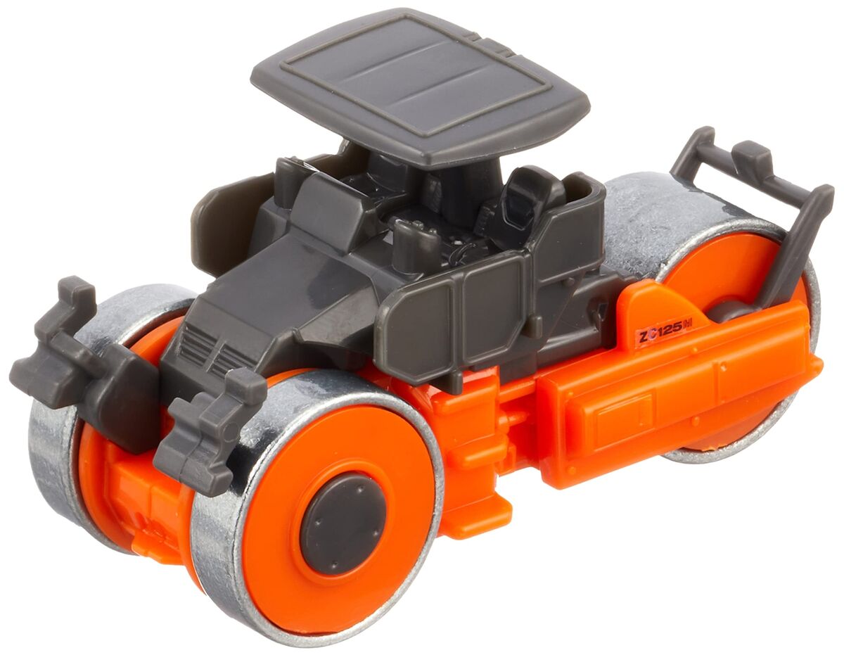 Takara Tomy Tomica No.77 Hitachi Macadam Roller ZC125M-5