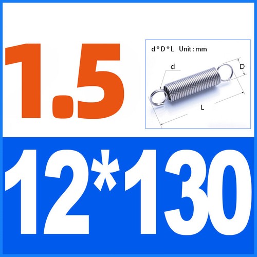 A2 Stainless Steel Tension Springs | Ø1.5mm×30-320mm for Automotive, Industrial - Picture 45 of 113
