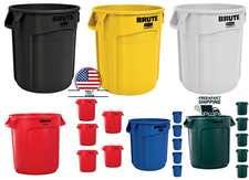 Rubbermaid Commercial Products BRUTE Heavy-Duty Round Trash/Garbage Can,... 