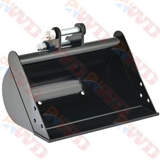 500mm 19.68'' Plain Mud Bucket Grading Attachment For Mini Excavators