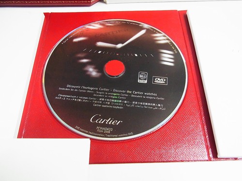 Cartier Empty Watch Genuine Red Box Case COWA 0043 w/DVD & Booklet & Outer Box - Picture 8 of 17