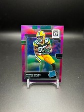 2022 Donruss Optic Romeo Doubs Pink Prizm Rated Rookie RC #235 Packers