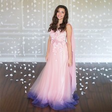 Handmade Quinceanera Dress Ball Gown 2 XS Small Floral Prom Wedding Sherri Hill