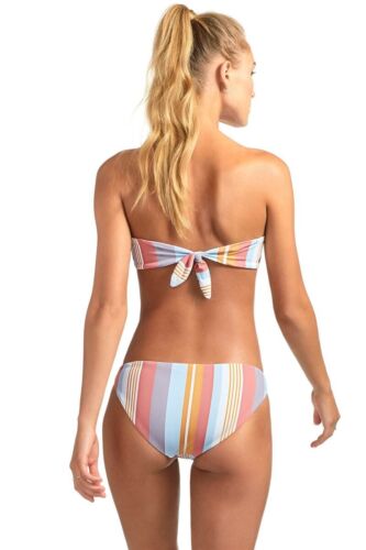 NWT Vitamin A VERANO STRIPE Sz 10 MILA BANDEAU TOP & Sz 12 LUCIANA BOTTOM - Picture 2 of 2