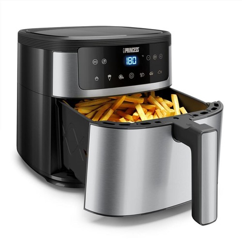 FRIGGITRICE AD ARIA CALDA PRINCESS 182463 FORNO AEROFRYER 6 L 1500W AIRFRYER - Foto 2 di 5