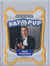 2023-24 Credentials Brad Marchand Day with the Pup SP #DWTP-4